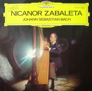 Bach-Partita No.2 (for violin solo) 외- Nicanor Zabaleta 중고 수입 오리지널 아날로그 LP