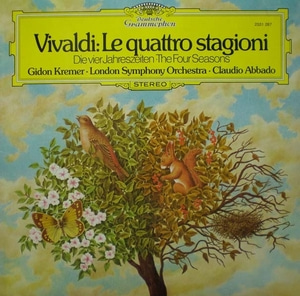 Vivaldi- The four Seasons- Kremer/Abbado 중고 수입 오리지널 아날로그 LP
