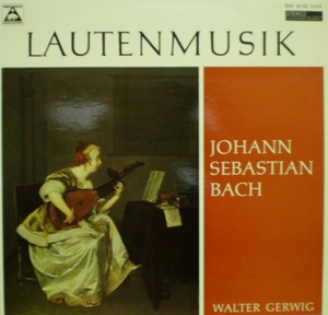 Bach - Lute Music - Walter Gerwig 중고 수입 오리지널 아날로그 LP