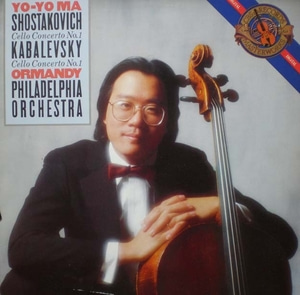 Shostakovich/Kabalevsky-Cello Concertos-Yo-Yo Ma/Ormandy 중고 수입 오리지널 아날로그 LP
