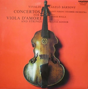 Vivaldi-Concerto for Viola d`amore 외- Barsony 중고 수입 오리지널 아날로그 LP