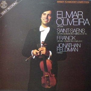 Franck/Saint-Saens- Violin Sonatas- Oliveira/Feldman 중고 수입 오리지널 아날로그 LP