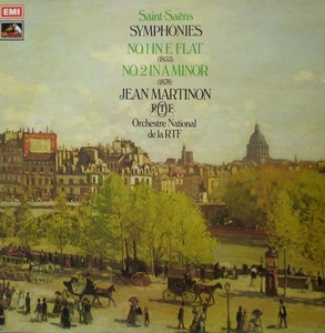 Saint-Saens-Symphony No.1&amp;2-Martinon 중고 수입 오리지널 아날로그 LP