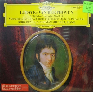 Beethoven-Elector Sonatas 외-Demus/Schetler (오리지널 미개봉반) 중고 수입 오리지널 아날로그 LP