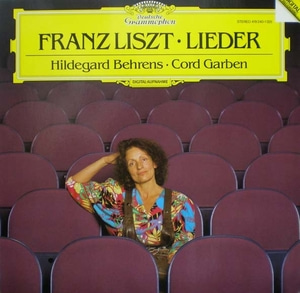 Liszt-Lieder(15곡)-Behrens/Garben 중고 수입 오리지널 아날로그 LP