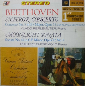 Beethoven-Piano Concerto No.5/Sonata No.14-Perlemuter/Entremont 중고 수입 오리지널 아날로그 LP
