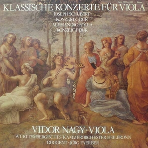 Schubert/Rolla- Viola Concertos- Nagy/Faerber 중고 수입 오리지널 아날로그 LP