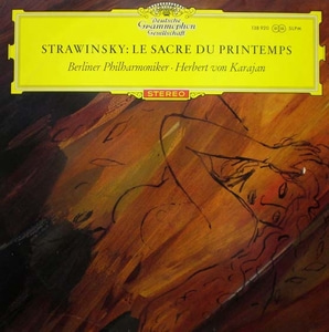 Stravinsky-Le Sacre du Printemps-Karajan 중고 수입 오리지널 아날로그 LP