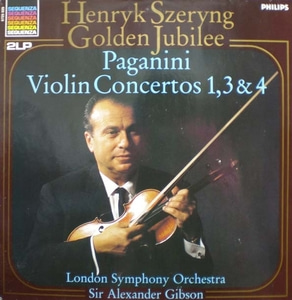 Paganini-Violin Concertos No.1,3,4- Szeryng/Gibson 2LP 중고 수입 오리지널 아날로그 LP