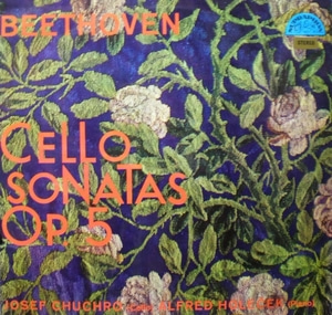 Beethoven-Cello Sonata op.5 No.1&amp;2-Chuchro/Holecek 중고 수입 오리지널 아날로그 LP