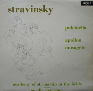 Stravinsky-Pulcinella 외-Marriner 중고 수입 오리지널 아날로그 LP