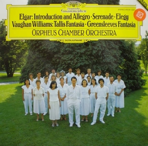 Elgar/Vaughan-Williams-Introduction and Allegro/Fantasia on Greensleeves - Orpheus Chamber Orchestra 중고 수입 오리지널 아날로그 LP