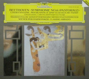 [고정가상품] Beethoven-Symphonie No.6/Choral Fantay 외- Claudio Abbado/Maurizio Polloni 중고 수입 오리지널 아날로그 LP