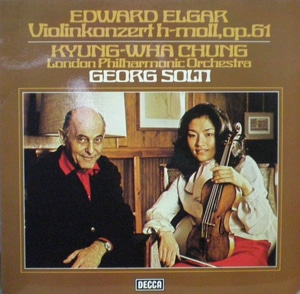 Elgar - Violin Concerto - Kyung-Wha Chung 중고 수입 오리지널 아날로그 LP