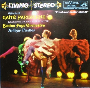 Offenbach/Khachaturian-Gaite Parisienne/Gayne Ballet Suite- Arthur Fiedler 중고 수입 오리지널 아날로그 LP