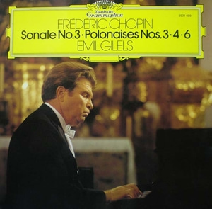 Chopin-Sonata No.3/Polonaises Nos.3.4.6-Gilels 중고 수입 오리지널 아날로그 LP