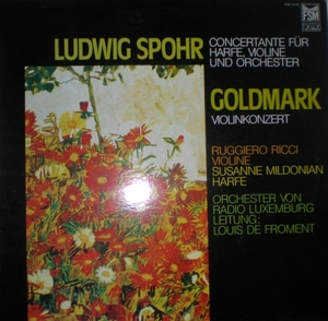 Spohr/Goldmark - Violin Concertos - Ruggiero Ricci 중고 수입 오리지널 아날로그 LP
