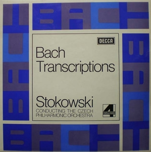 Bach- Transcriptions- Leopold Stokowski 중고 수입 오리지널 아날로그 LP