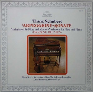 Schubert- Arpeggione Sonata 외- Storck/Kontarsky 중고 수입 오리지널 아날로그 LP