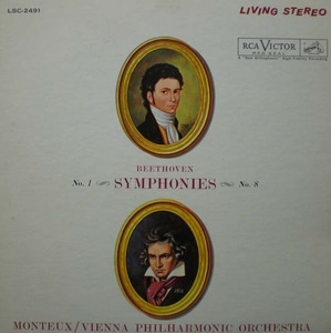 Beethoven- Symphonies No.1&amp;8- Monteux 중고 수입 오리지널 아날로그 LP