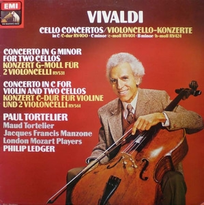 Vivaldi- Cello Concertos- Paul&amp;Maud Tortelier 중고 수입 오리지널 아날로그 LP