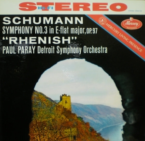 Schumann - Symphony No.3 - Paul Paray 중고 수입 오리지널 아날로그 LP