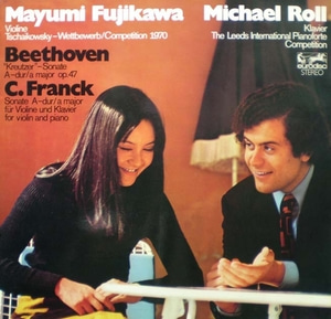 Beethoven/Franck-Violin Sonatas-Fujikawa/Roll 중고 수입 오리지널 아날로그 LP