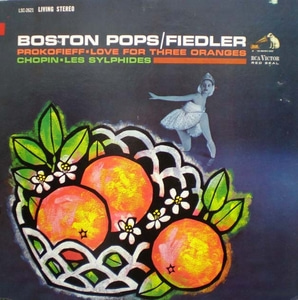Prokofieff/Chopin-Love for three Oranges/Les Sylphides-Fiedler 중고 수입 오리지널 아날로그 LP