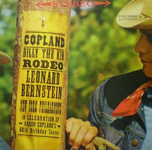Copland-Rodeo/Billy the Kid 외-Bernstein 중고 수입 오리지널 아날로그 LP