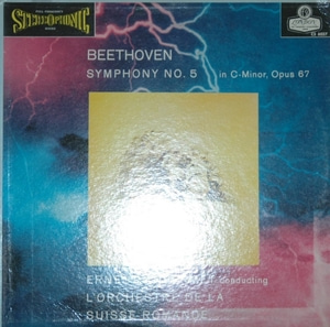 Beethoven - Symphony No.5 - Ansermet 중고 수입 오리지널 아날로그 LP