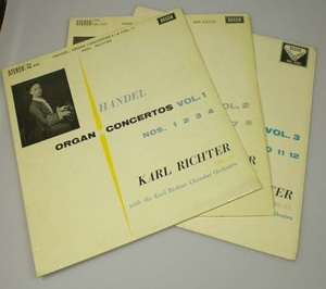 Handel - Complete Organ Concerto No.1~12 - Karl Richter 3LP