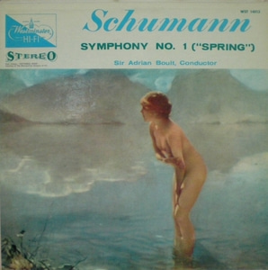 Schumann - Symphony No.1 - Adrian Boult 중고 수입 오리지널 아날로그 LP