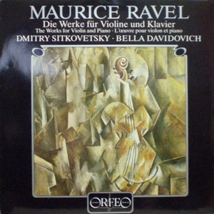 Ravel - Violin Sonata/Tzigane 外 - Dmitry Sitkovetsky 중고 수입 오리지널 아날로그 LP