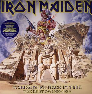 [수입] IRON MAIDEN Somewhere Back In Time: The Best Of 1980-1989 2LP 픽처 디스크 LP 미개봉 신품