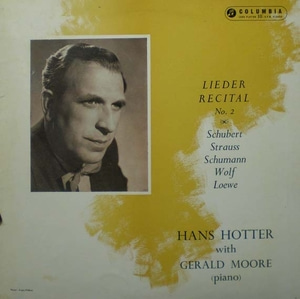 Lieder Recital- Schubert/ Strauss/Schumann 외- Hotter/Moore