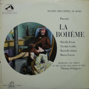 Puccini-La Boheme(전곡반)-Freni/Gedda/Schippers 중고 수입 오리지널 아날로그 LP