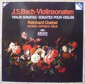 Bach- Violin Sonatas- Reinhard Goebel (2LP) 중고 수입 오리지널 아날로그 LP