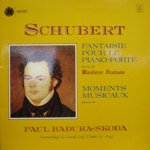 Schubert - Wanderer Fantasie 外 - Paul Badura-Skoda 중고 수입 오리지널 아날로그 LP
