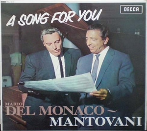 A song for you - Monaco/Mantovani 중고 수입 오리지널 아날로그 LP