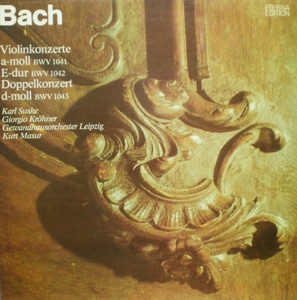 Bach - Violin Concertos - Karl Suske 중고 수입 오리지널 아날로그 LP