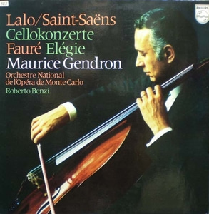Lalo/Saint-Seans/Faure-Cello Concertos 외-Gendron/Benzi 중고 수입 오리지널 아날로그 LP