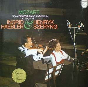 Mozart-Violin Sonatas KV 454 &amp; 481-Szeryng/Haebler