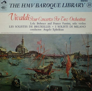 Vicvaldi-4 Concertos for 2 Orchestras-Bobesco/ Fantini/Ephrikian  중고 수입 오리지널 아날로그 LP