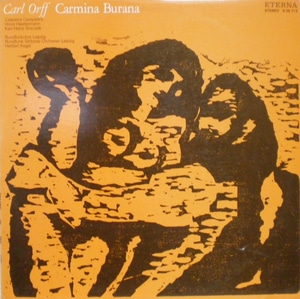 Orff - Carmina Burana - Herbert Kegel 중고 수입 오리지널 아날로그 LP
