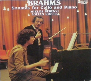 Brahms- Cello Sonata No.1&amp;2 - Miklos Perenyi 중고 수입 오리지널 아날로그 LP
