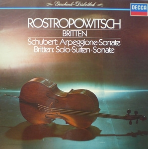 Schubert/Britten/Schumann/Debussy- Arpeggione Sonata 외- Rostropovich/Britten (2LP Box) 중고 수입 오리지널 아날로그 LP