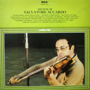 Violin Recital- Khachaturian/Massenet/Bach 외- Salvatore Accardo 중고 수입 오리지널 아날로그 LP