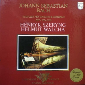 Bach-6 Sonats for Violin &amp; Cembalo-Szeryng/Walcha (2LP Box)
