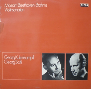 Mozart/Beethoven 외- Violin Sonatas- Kulenkampff/Solti 2LP