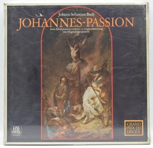 Bach - Johannes-Passion - Hans Gillesberger 3LP - 오리지널 미개봉